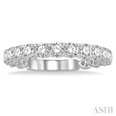 1 ctw Round Cut Diamond Wedding Band in Platinum